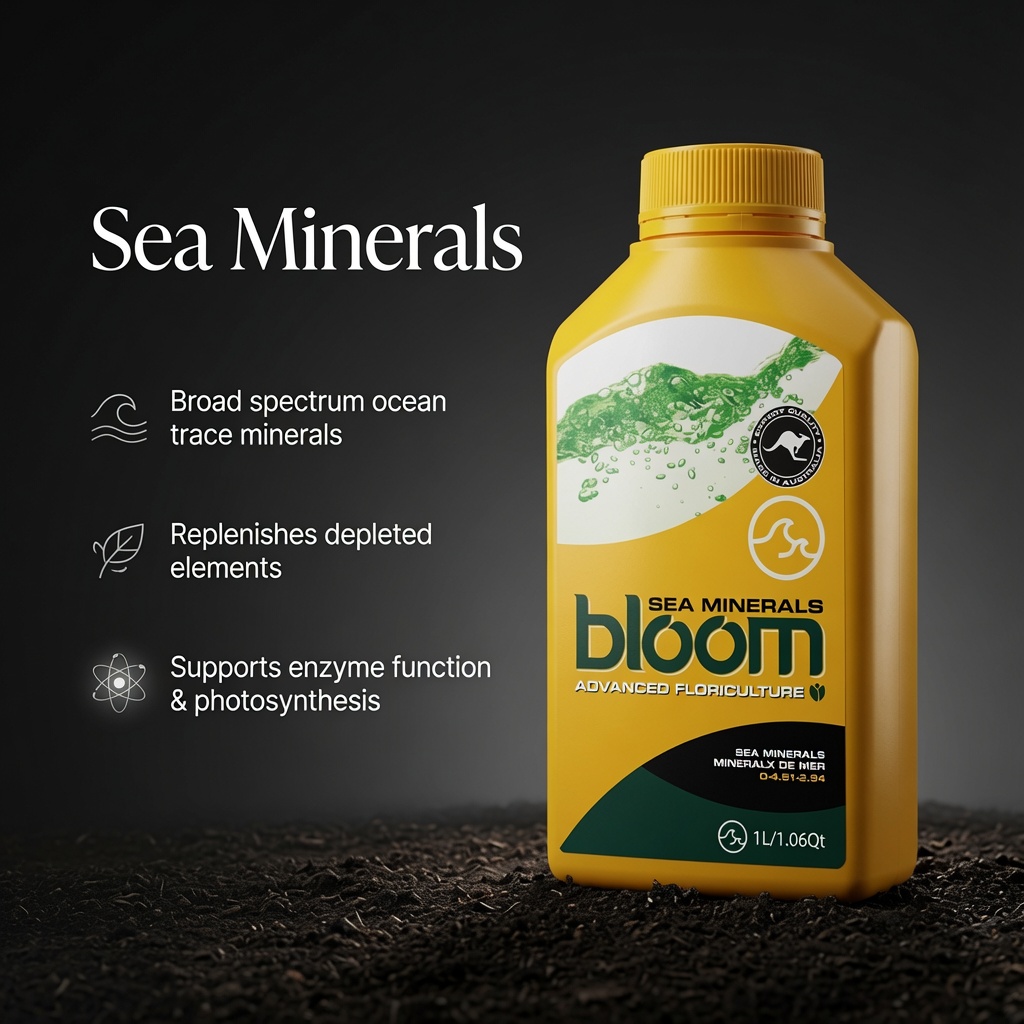 Sea Minerals - Complete Ocean Trace Mineral Profile Sea Minerals ocean derived trace minerals and micronutrients for living soil
