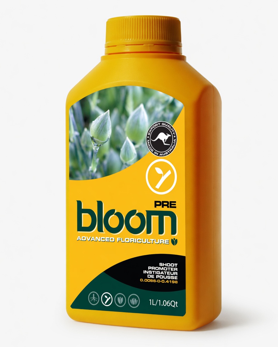 Bloom PRE internode shortener for tighter plant structure and increased lateral branching