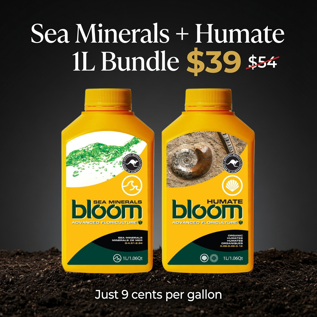 Sea Minerals and Humate 1L bundle for living soil at special price