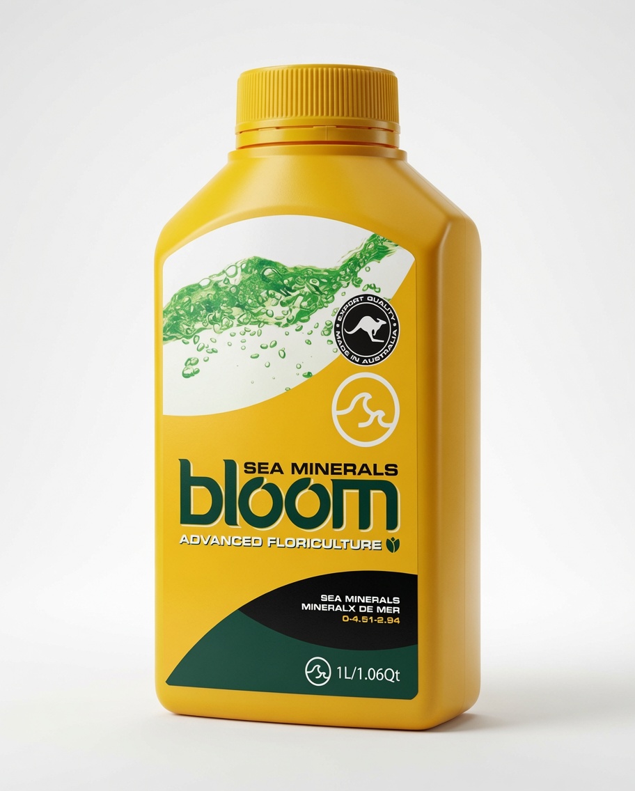 Bloom Sea Minerals trace mineral supplement for living soil